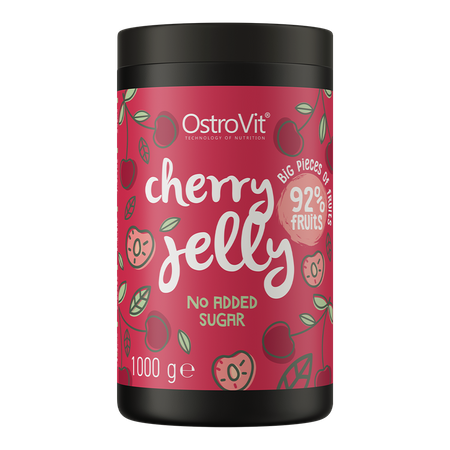 OstroVit Cherry Jelly Owoce w żelu 1000 g